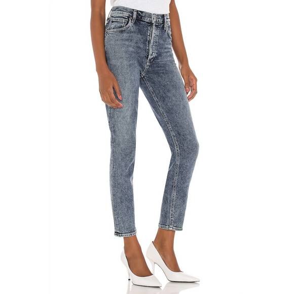 NEW AGOLDE nico high rise slim jean in retreat - Picture 2 of 4